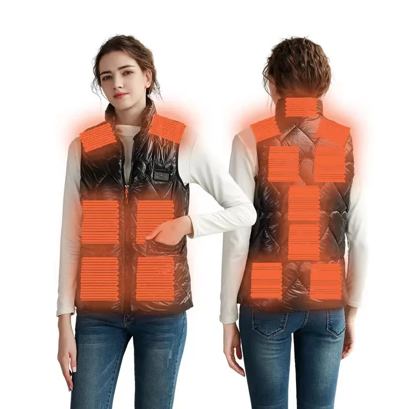 

Men Women Intelligent Electric Thermal Waistcoat Couple Outdoor Sports Wear USB Powered Warm Jacket Graphene Heating Vest