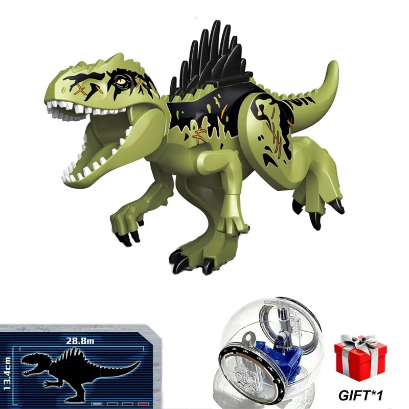 28 Arten Jurassic Dinosaurier Welt Bauklötze Tyrannosaurus Indominus I-Rex Mit Flucht-Gyrosphäre Bausteine Spielzeug