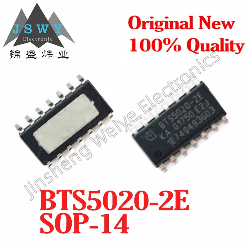 

(10/50 pieces) BTS5020-2E SOP-14 Power Switch Chip Brand New Original Stock Fast Shipping Electronic Components