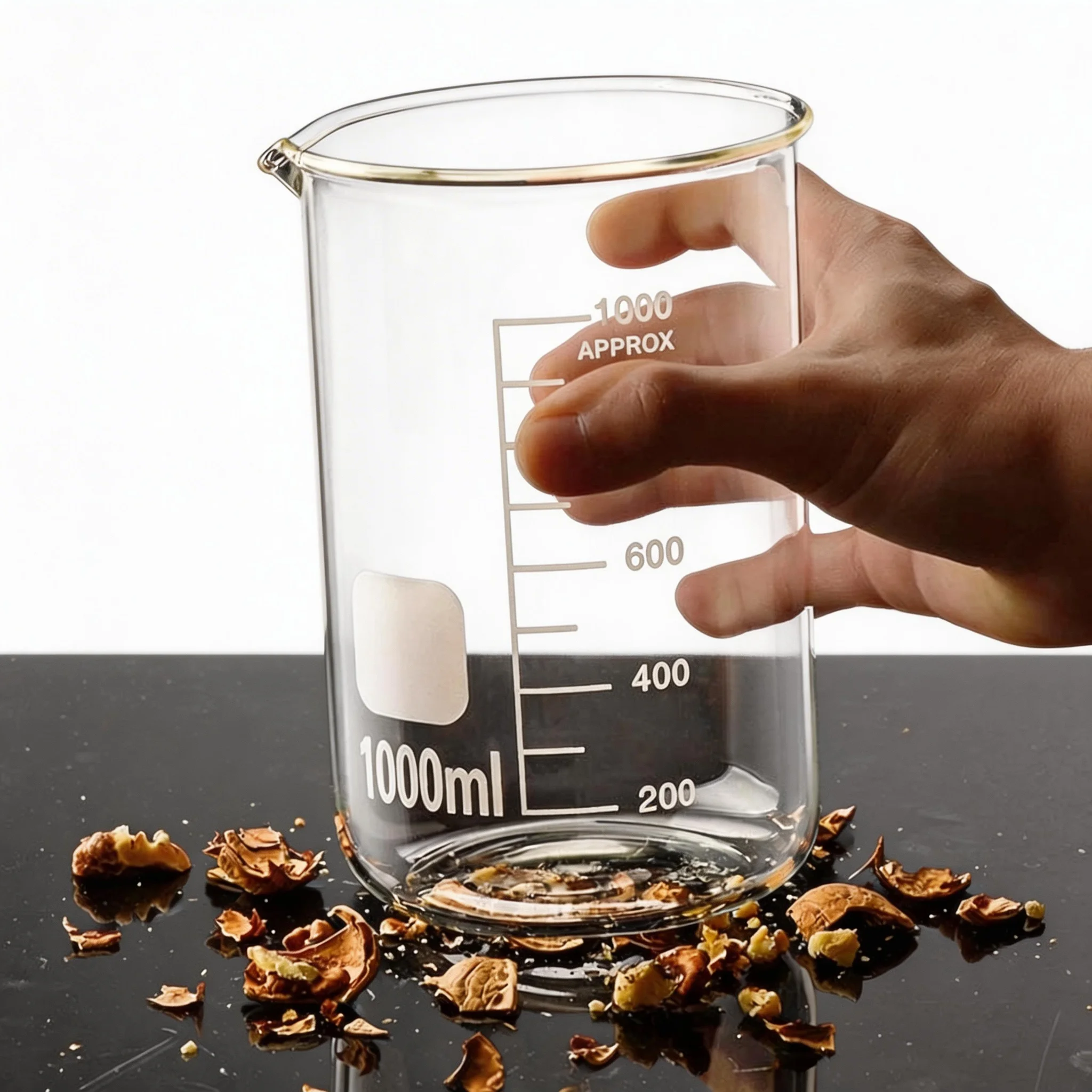 YWDL High Borosilicate Glass Measuring Cup With Scale Laboratory Beaker Kitchen Baking Measuring Cup 50/100/150/250/500/1000ml gallery 2