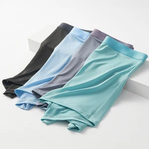 ملابس داخلية حريرية ثلجية للرجال ، ملاكمين رقيقة قابلة للتنفس ، خصر عالي ، فضفاض ، زاوية مسطحة ، سمنة ، لا تتبع ، ملاكمين شباب في منتصف العمر ، 5XL ، 10XL ، صيف أفضل 12 ملابس السمنة مبيعا - رقم 4