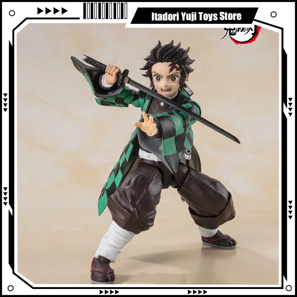

Bandai Original S.H.Figuarts SHF Demon Slaye Kimetsu No Yaib Giyu Tomioka Action Figure Movable Anime Model Collection Toys Gift