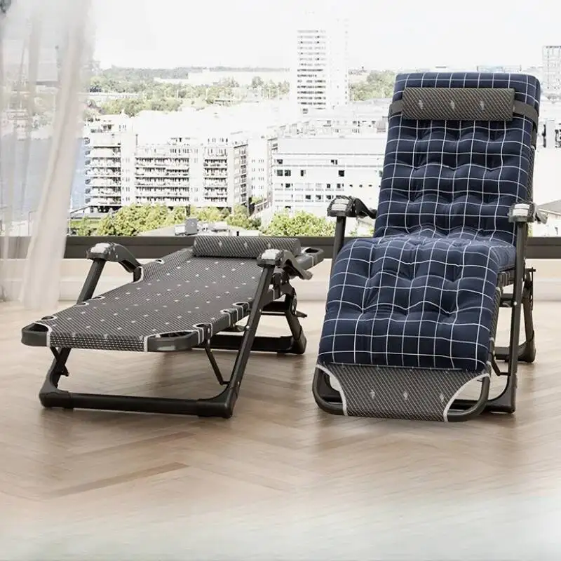 Lazy Home Chaise Lounge Beach Relax Office Folding Chaise Lounge Recliner Salon Sillon Reclinables Terrace Furniture QF50TY