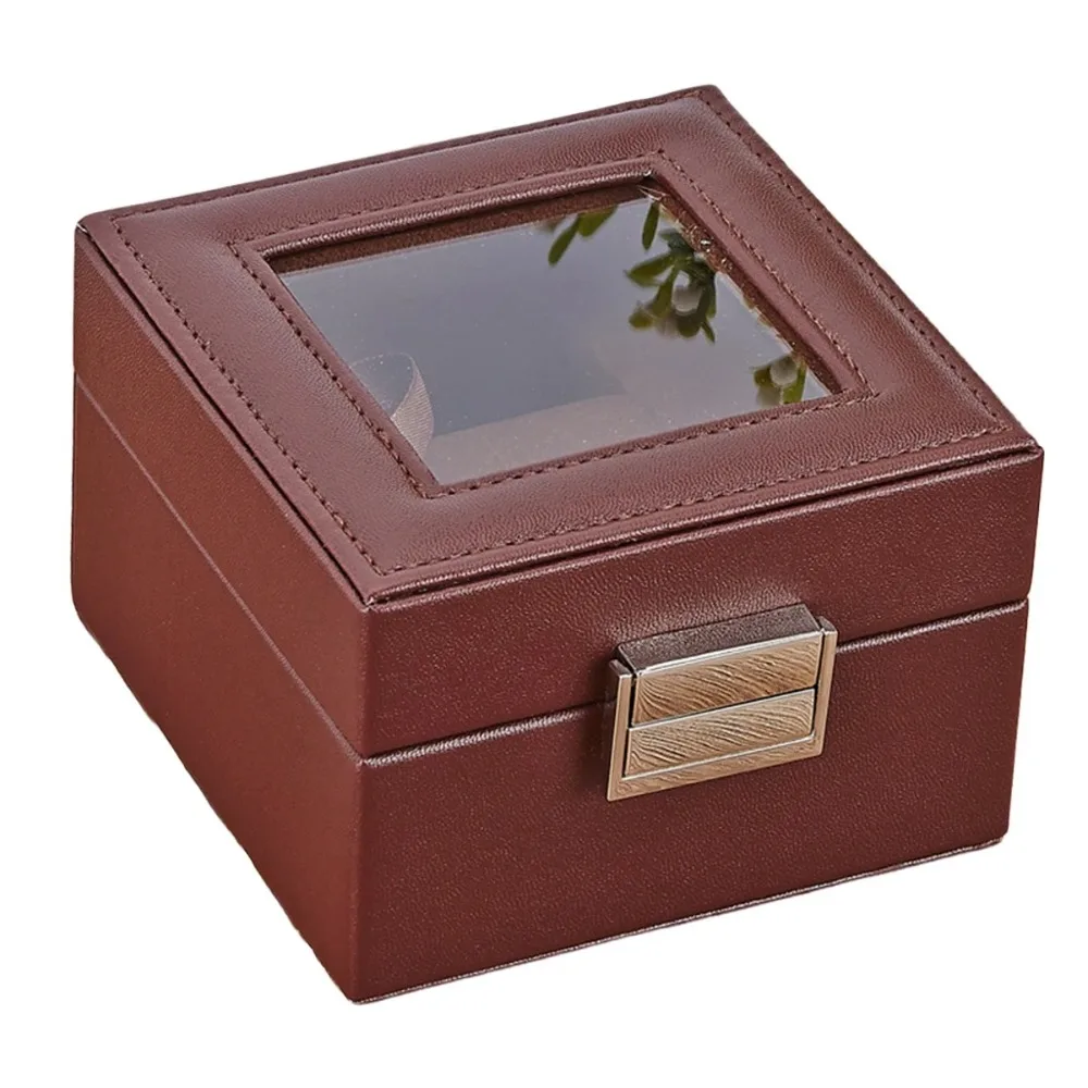 

Portable Leather Watch Storage Box Wood 1 Watch Slot Watch Box Watch Collection Box Gift