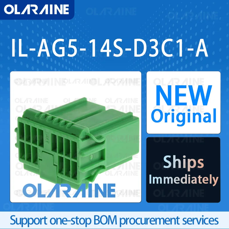 

20/50/100Pcs IL-AG5-14S-D3C1-A 100% brand new and original IC chip Automotive connectors 14 Position 3 A