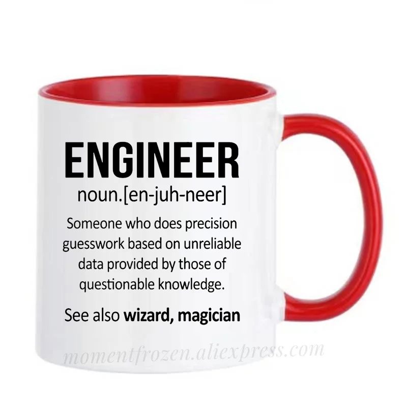 Engineer Cups Cafe Caffeine Cocoa Coffee Mugs Tea Mugen Friend Gifts Home Decal Milk Tableware Coffeeware Teaware Beer Drinkware