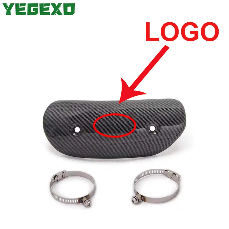 Muffler Heat Shield Pitbike Motorcycle Exhaust Accessories For suzuki tl1000r suzuki gsxr 750 bajaj pulsar 200 ns yamaha xvs 650