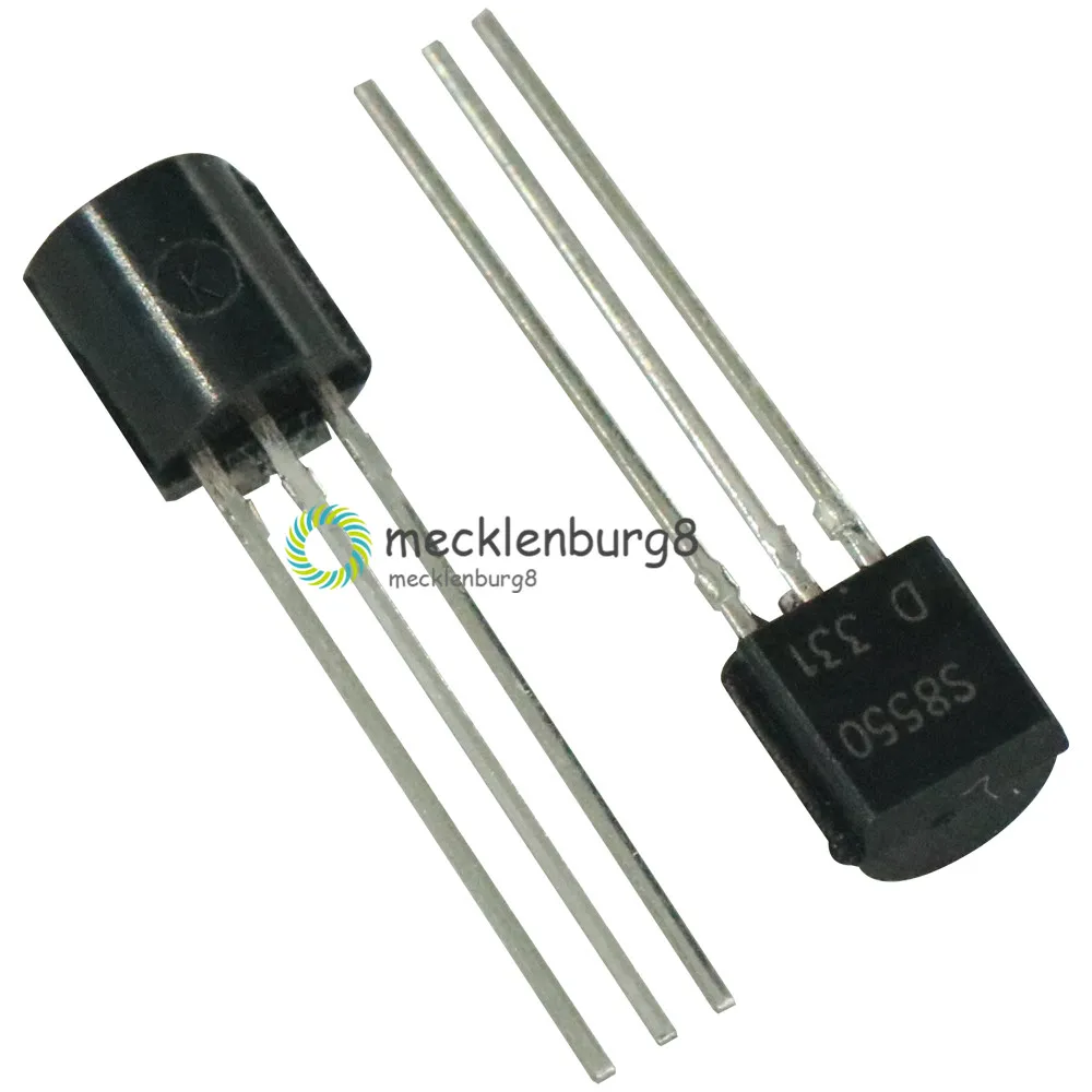 100pcs S8550 transistor PNP Transistores de Uso Geral TO-92 0.5A 40V PNP Original novo