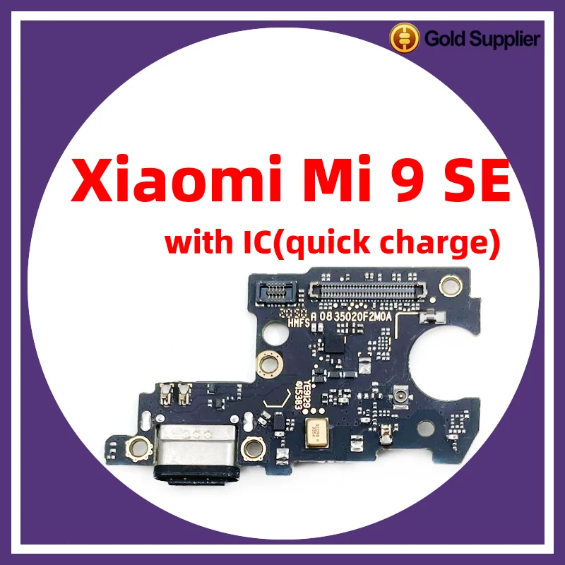 1 pc with ic For xiaomi mi 9 SE mi 9se Dock Connector USB Charger Charging Port Flex Cable Board Replacement