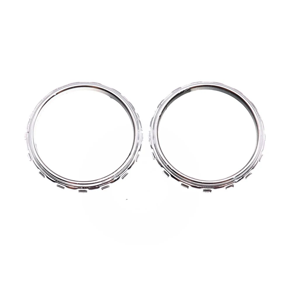 5 مجموعات من الملحقات البديلة حلقات لهجة Thumbstick من الكروم لوحدة تحكم Sony Playstation 5 DualSense 5 PS5