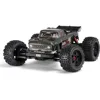RC 트럭 아웃캐스트 4X4 4S BLX 1/10TH 4WD 스턴트 트럭 RTR(배터리 및 충전기 미포함), 건메탈, 2