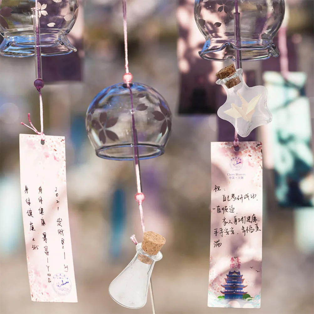 

24Pcs Mini Cork Clear Bottles Small Glass Jars for Wishing Message Craft Tiny Sealing Containers Decorative Glass Vials