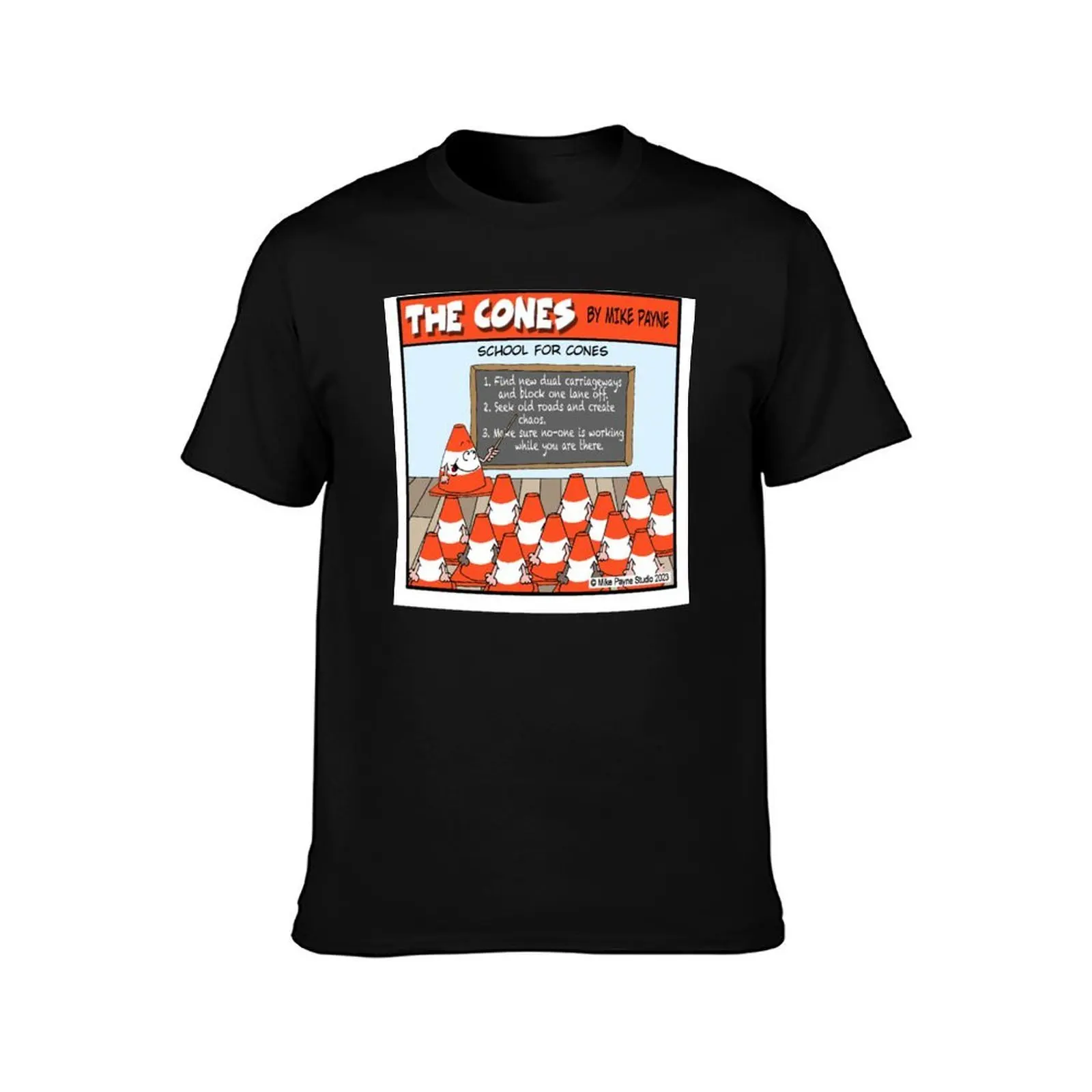 THE CONES T-Shirt, Summer Casual Cotton Tee, Oversized Streetwear Tops, Vintage Graphic Print, Loose Fit Short Sleeve