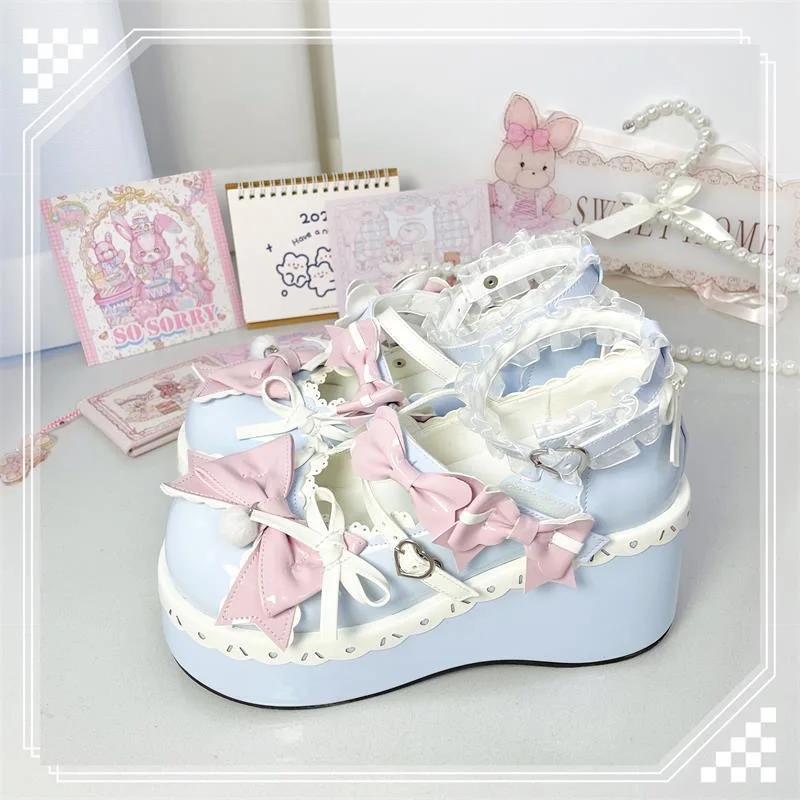 High-end popstijl Lolita schattig meisje Lolita schoenen Jk lederen schoenen Japanse ronde neus Loli prinses schoenen Tea Party enkele schoenen