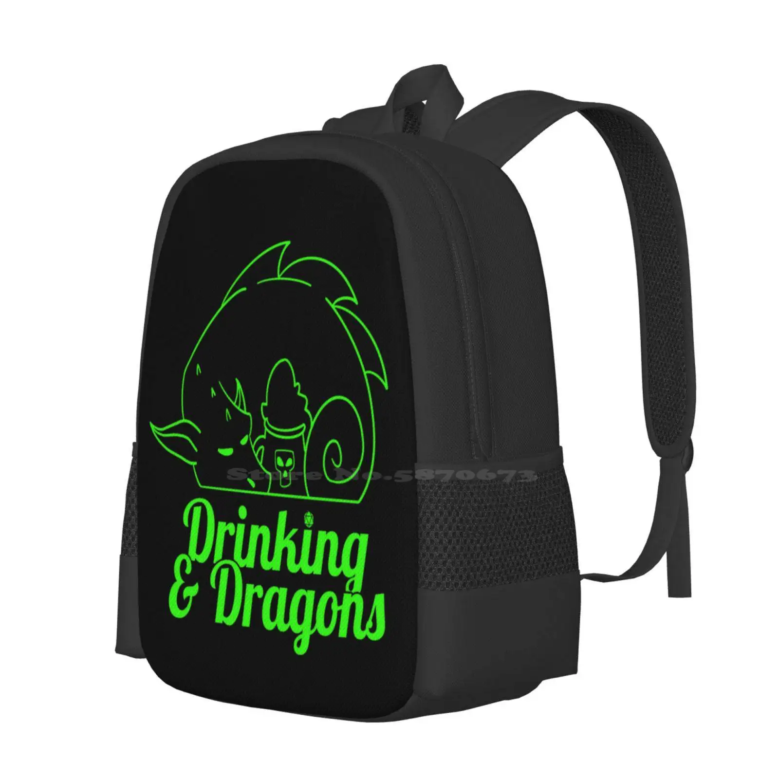 Slapende Draak Hot Sale Schooltas Rugzak Mode Tassen Dragon