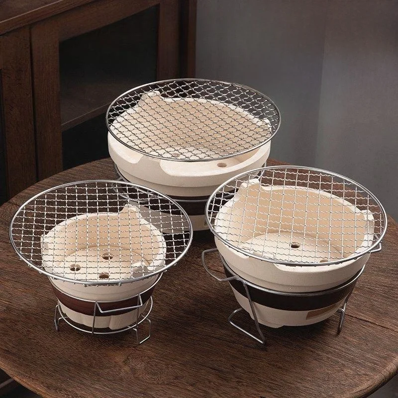 

Новая модель 2025 года, уличная плита для барбекю Cerc, приготовление чая, костра, портативная складная тяжелая каминка с антипригарным покрытием для путешествий с камерой