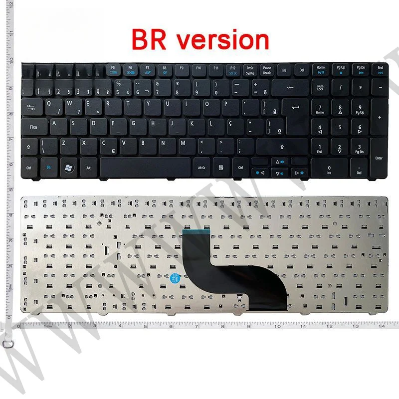 Teclado Nuevo para Portátil QCL BR para Acer Aspire 5750G 5750 5250 5253 5253G 5333 5340 5349 5360 5733 5733Z 5750Z 5750ZG Brasil