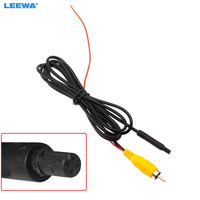 LEEWA Car Female 4-Pin To RCA Male CVBS Adapter Wire Cable For Rearview Reverse Camera   #CA2401