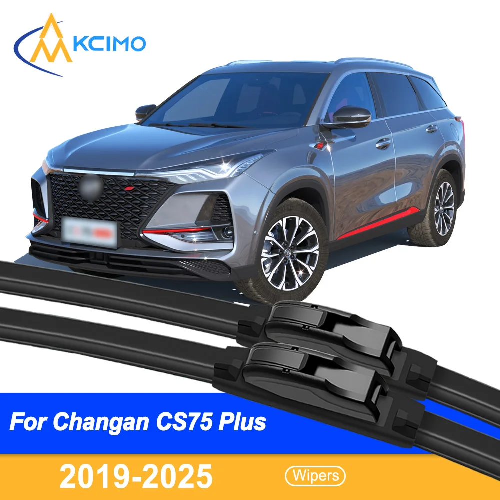 

For Changan CS75 Plus Front Wiper Blade 2019-2025 Car Wiper Windshield Accessories 2 Pieces