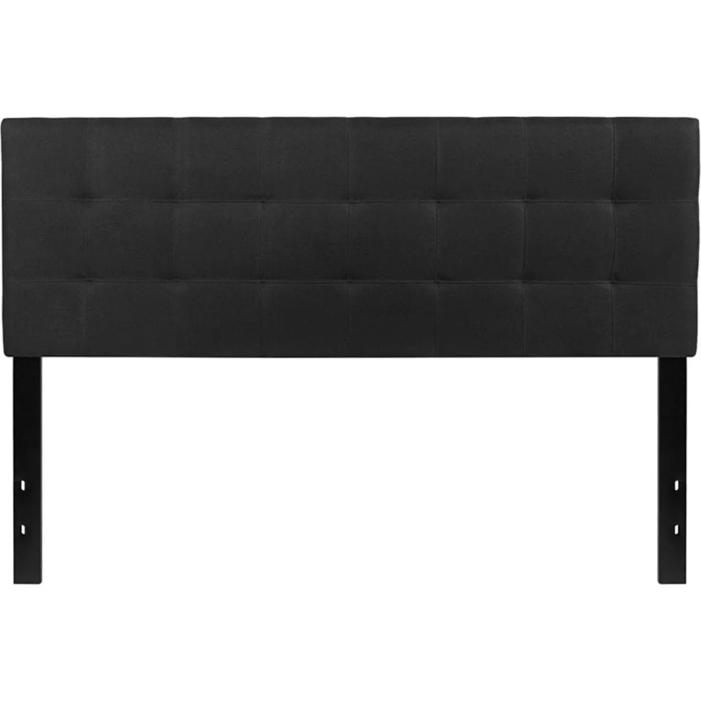 

Bedford Tufted Upholstered Headboard for Queen Size Bed, Contemporary Fabric Tufted Headboard with Adjustable Height, Black