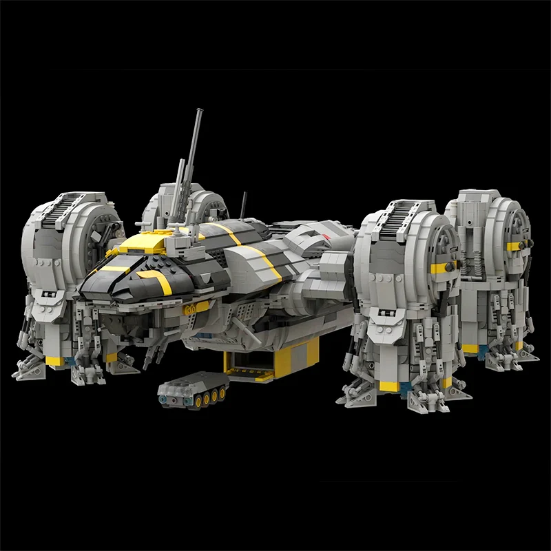 

BuildMoc Movie Space USCSS Prometheus Starship Building Blocks Set For Aliens Spaceship Airship Bricks Toy For Children Kid Gift