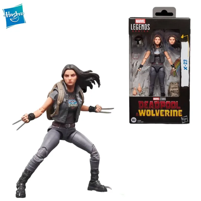 【pre-sale-april-2026】new-original-hasbro-marvel-deadpool-wolverine-x-23-action-figure-toys-pvc-model-collection