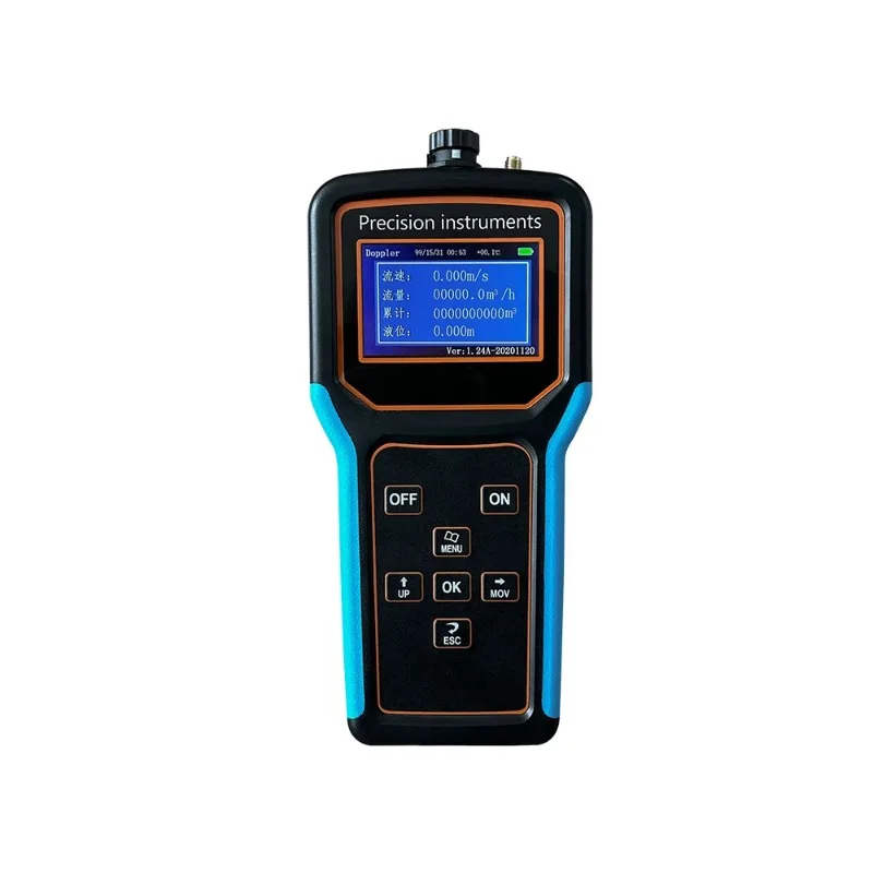 

Flow meter Portable river channel drain flowmeter Handheld ultrasonic monitor