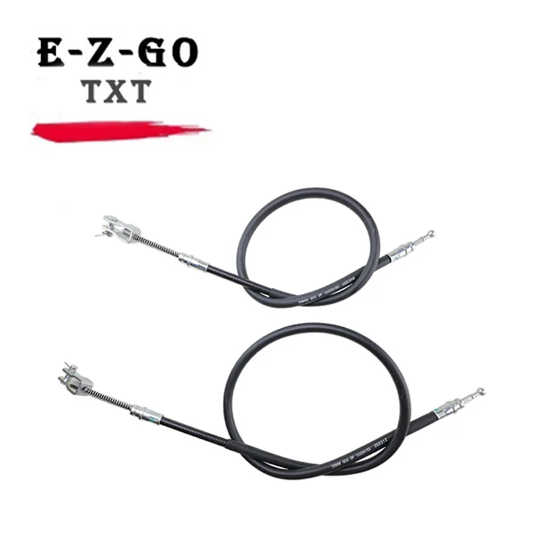 EZGO golf cart brake cable set fits on EZGO (94+UP) TXT golf cart replaces#70968-G03 70968-G04,stainless steel core brake lines