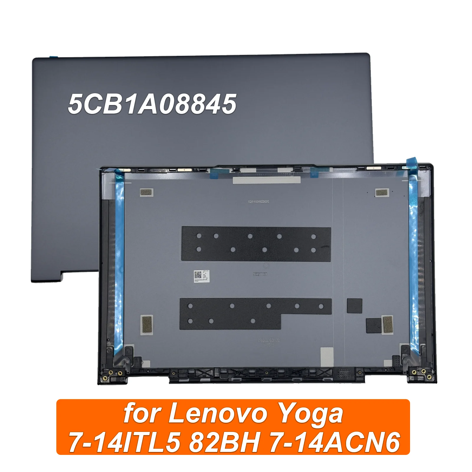 

5CB1A08845 14" LCD Laptop Cover Back Lid Cover for lenovo Yoga 7-14ITL5 82BH Yoga 7-14ACN6 Replacement Top Cover