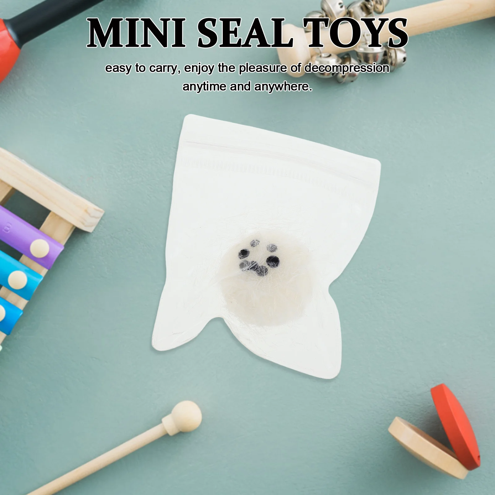 20 قطعة ضغط صغير ختم الإجهاد الإغاثة الحسية Kawaii بسط تململ السائبة حزمة ختم ضغط الإجهاد قرصة على شكل اللعب #4