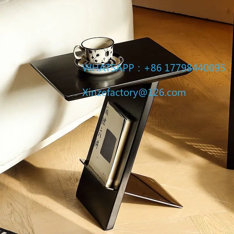 Restauração de estilo medieval sofá de madeira maciça mesa lateral armário de cabeceira pequena mesa de centro estante móvel quarto