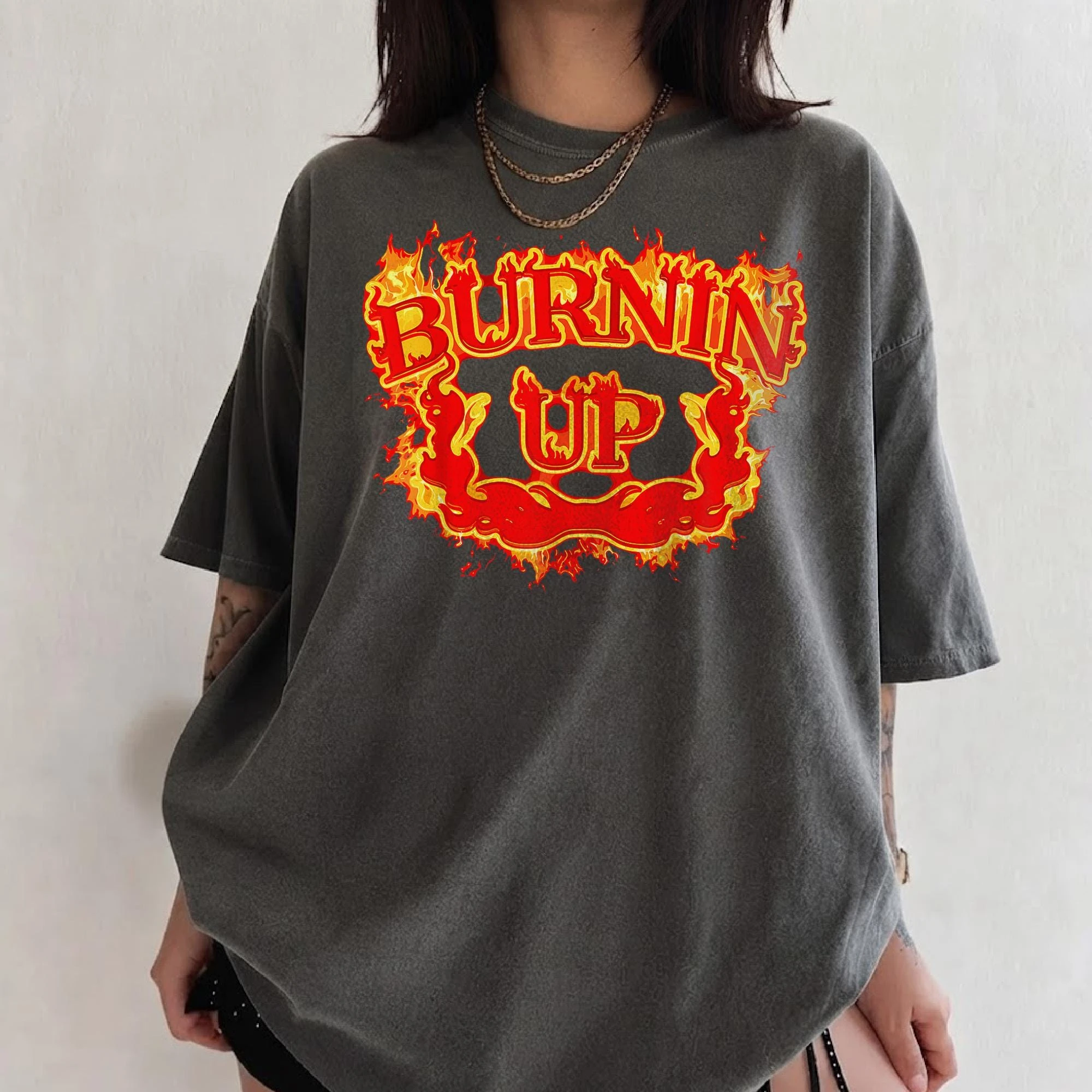 The Burning Up Tour Shirt, Burnin Up Tee, 2000s Pop Rock Fan Gift
