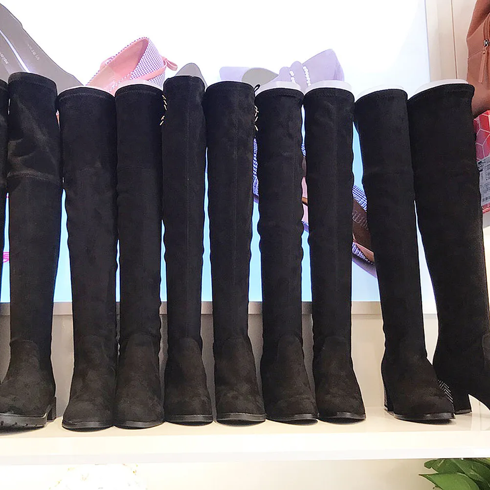 

10 шт. 8-дюймовые формодержатели для обуви из прочного пластика, подвесные, для женских ботинок, аксессуары для фиксации формы обуви