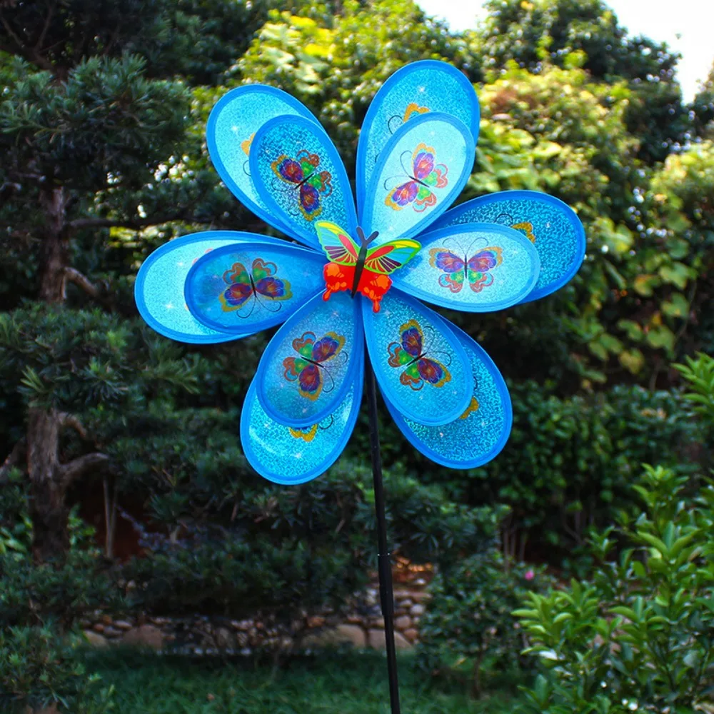 

Multistyles Sparkly Insect Windmill Single/Double Layered Colorful Colorful Children's Windmill Traditional PVC
