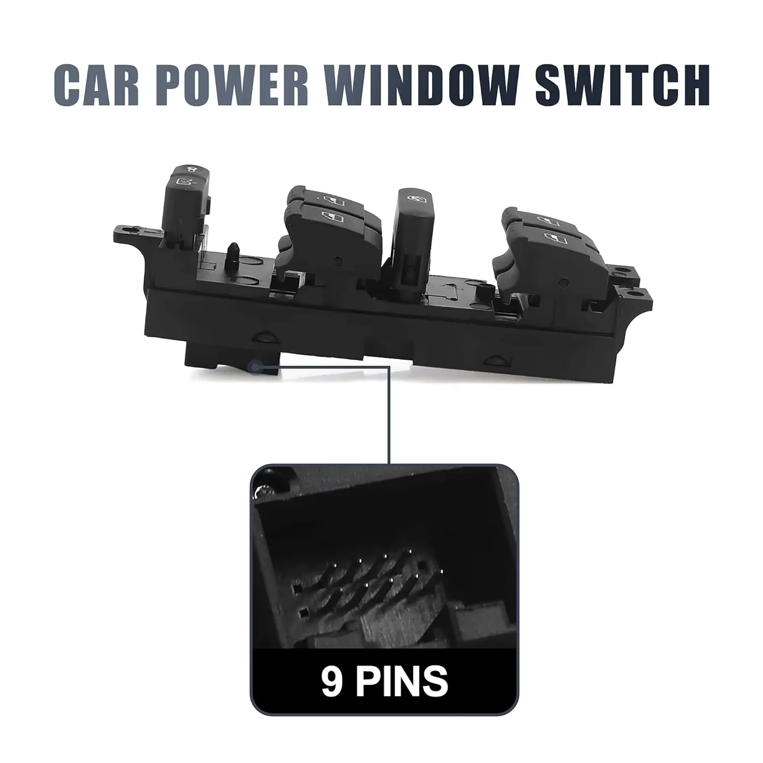 For VW Passat B5 Golf 4 Jetta MK4 Seat Toledo II 1M2 Leon 1M1 For Skoda 1J4959857B Car Master Window Control Switch /Window Lock - view 3