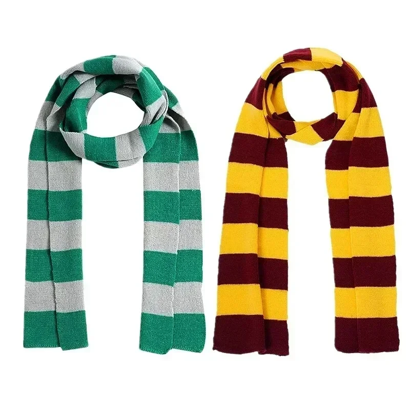 Ravenclaws regalo de Halloween bufanda Harris Hogwarts Slytherines escudo de armas Gryffindores bufanda accesorios de Cosplay accesorios de regalo fiesta