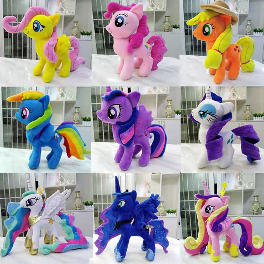 Anime My Little Pony Toy Stuffed Plush Doll Twilight Sparkle Soft Pillow Girl Children'S Toys Birthday Gifts