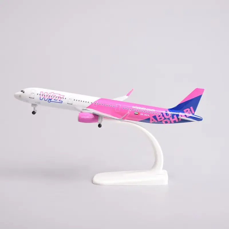 20cm 321 wizz Airplane Model WIZZ AIR A321 Aircraft miniature plane alloy Metal Airplane Scale 1 400 Collected Gift
