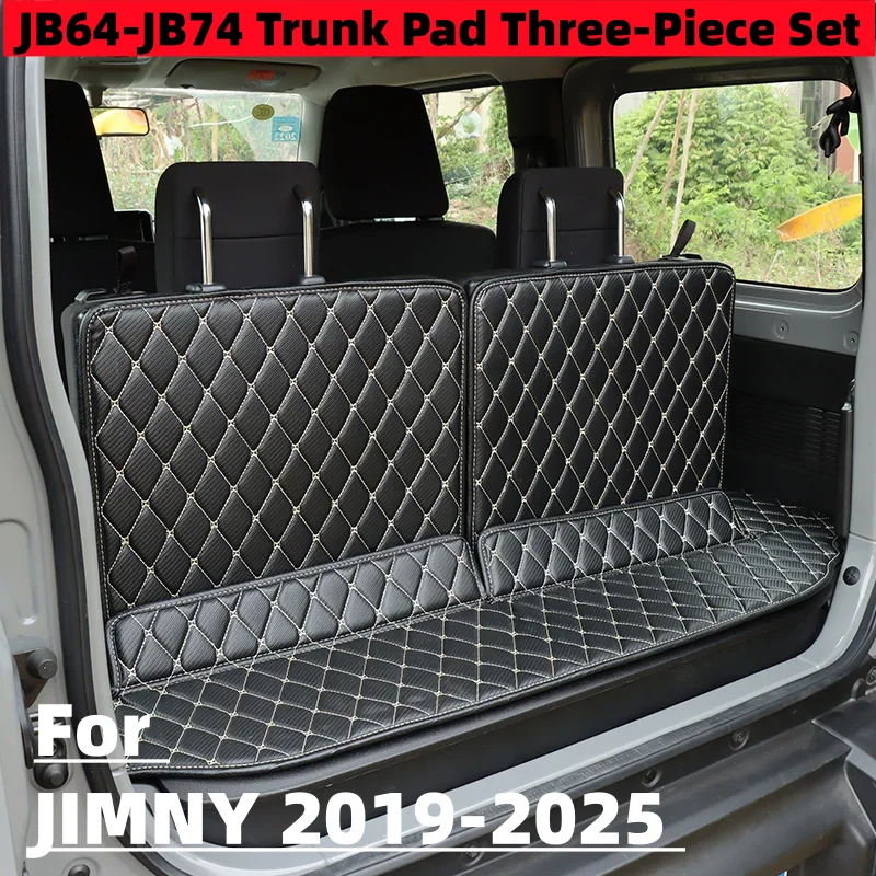 

Высококачественный кожаный коврик в багажник для Jimny JB64-JB74 2019-2025 гг. — новый аксессуар JIMNY Mod, прочная накладка на хвостовую коробку для хранения чистки багажника