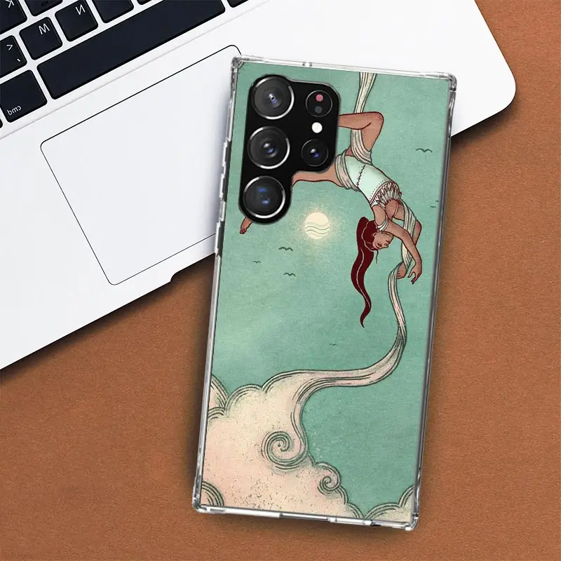 Pole Dancer Dancing Phone Case For Samsung Galaxy S24 S23 S22 Ultra S21 S20 Fe S10 Plus S10E S9 S8 + Shell Coque