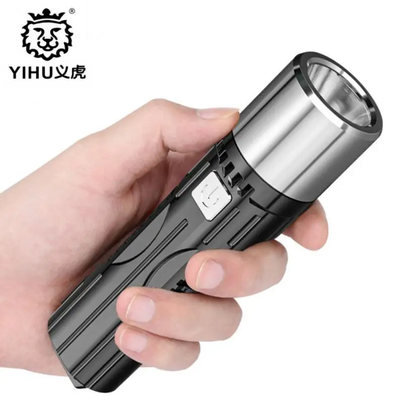 Mini Led Flashlight Built In Battery Zoom Focus Torch Lamp Super Bright Light Adjustable 3 Mode Penlight Waterproof Led Light