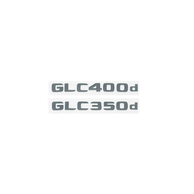 سيارة الذيل الخلفي الجذع شارة شعار ملصقات الحروف لمرسيدس بنز GLC X253 GLC260 GLC220d GLC350 GLC200 4MATIC GLC250d GLC400