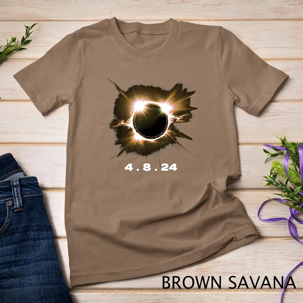 Solar Eclipse 4.8.24 Totality Event 2024 Souvenir Graphic T-Shirt Unisex T-shirt