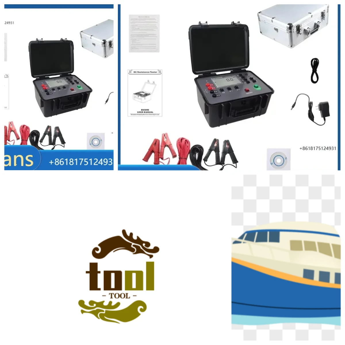 2026 Factory Direct Sales ES3050 Digital Equal Potential Resistance Meters Resistance Steelwork Resistance Testers Price