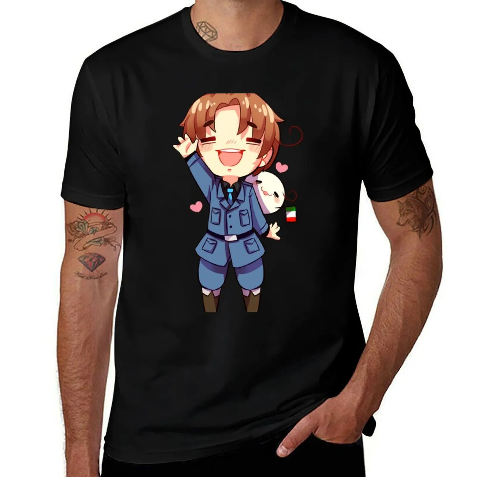 

Italy - Hetalia T-Shirt men t shirt cotton 100% t shirt for man T-Shirt