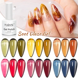 geléia âmbar gel unha polonês 7.5ml translúcido hollín esmalte gel embeber fora uv arte do prego gel manicure verniz semipermanente