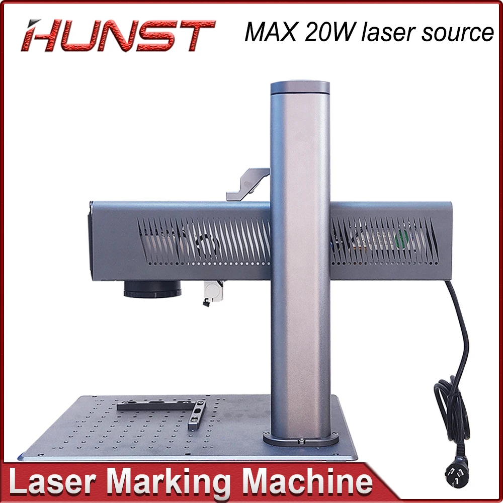 

HUNST Portable Mini Laser Engraver MAX 20W Small Fiber Laser Marking Machine for DIY Gift Metal Gold Silver Ring Jewelry Engravi