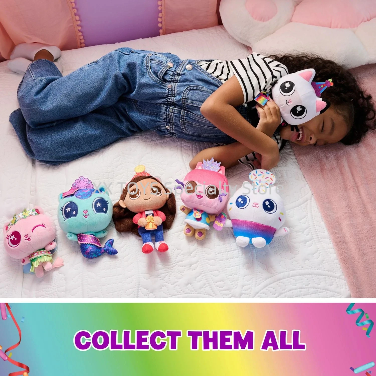 بيت الدمى غابي: سلسلة الاحتفال بالفيلم كوكي بوبي ميركات 9 بوصة غابي فتاة ألعاب من القطيفة حيوانات محشوة للأطفال #2