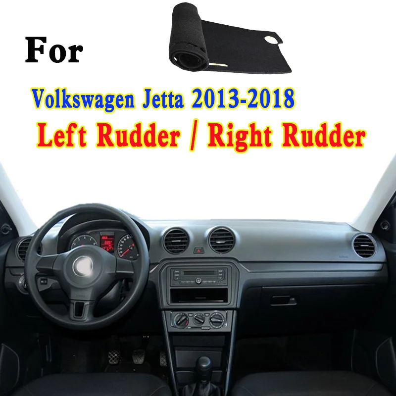 For Volkswagen Jetta Night VA3 CN RU 2013-2018 Dashmat Dashboard Cover Instrument Panel Insulation Protective Pad Ornaments