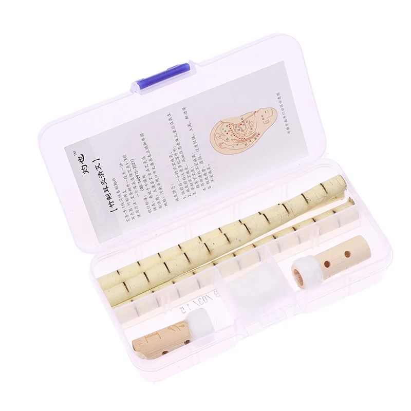 Multifunctional Ear Vertebra Moxibustion Box Solid Wood Binaural Therapy Instrument Ear Moxibustion Ear Moxibustion Box